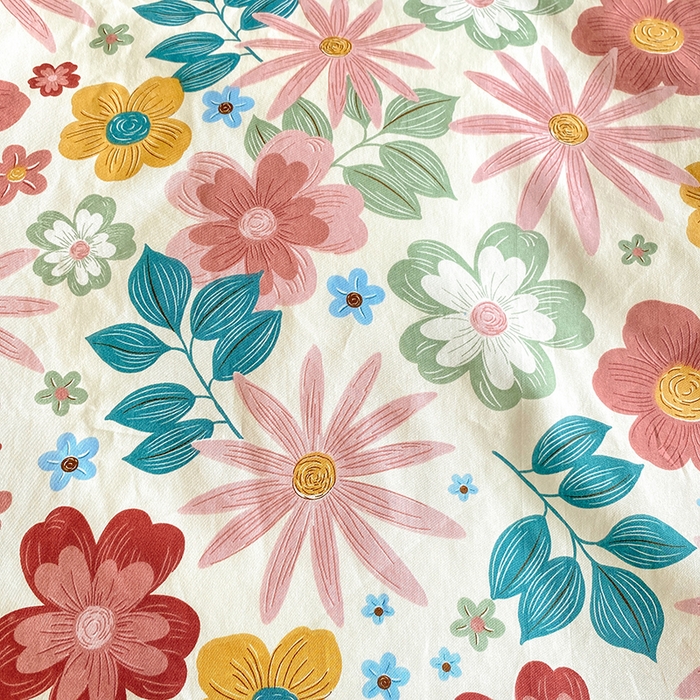 91家纺网 家纺一手货源 找家纺 宇彬家纺 2026直播新款13372A类全棉纯棉印花床单床笠款四件套和单被套喷气清新简约 米兰春天