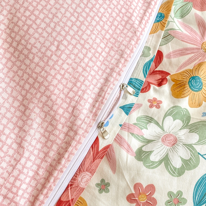 91家纺网 家纺一手货源 找家纺 宇彬家纺 2026直播新款13372A类全棉纯棉印花床单床笠款四件套和单被套喷气清新简约 米兰春天