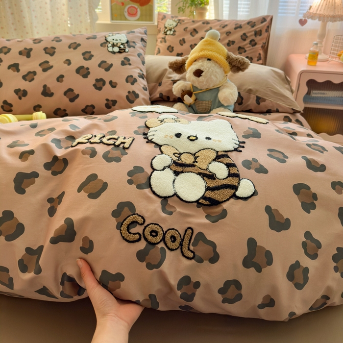 91家纺网 家纺一手货源 找家纺 （总）曼之夏 2026新款50支长绒棉毛巾绣四件套