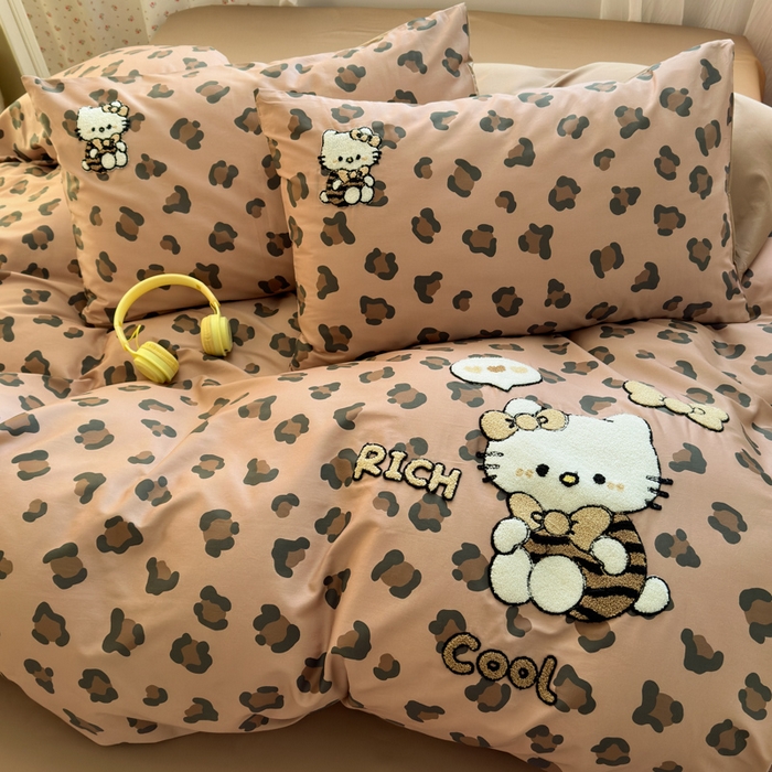 91家纺网 家纺一手货源 找家纺 （总）曼之夏 2026新款50支长绒棉毛巾绣四件套