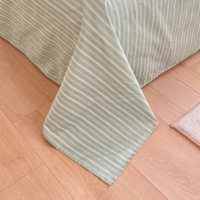 91家纺网 家纺一手货源 找家纺 宇彬家纺 2026直播新款13372A类全棉纯棉印花床单床笠款四件套和单被套喷气清新简约 浅尝春色