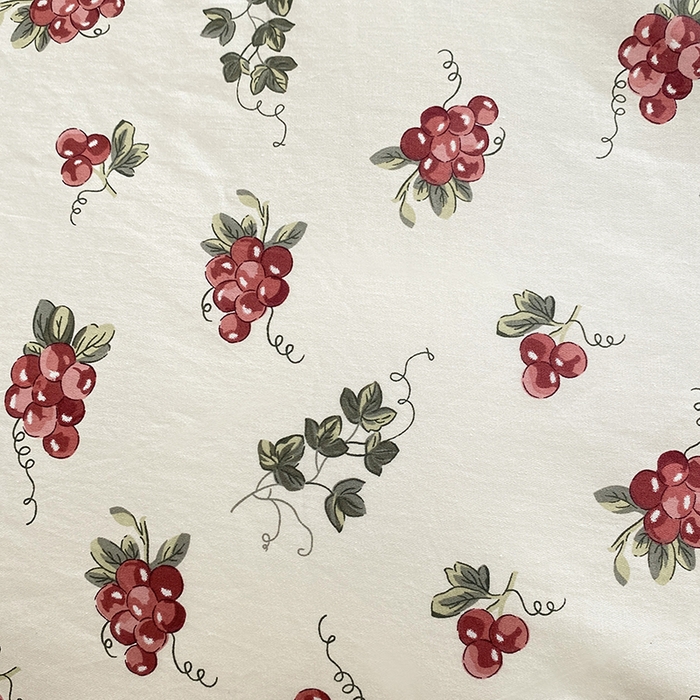 91家纺网 家纺一手货源 找家纺 宇彬家纺 2026直播新款13372A类全棉纯棉印花床单床笠款四件套和单被套喷气清新简约 葡香满庭