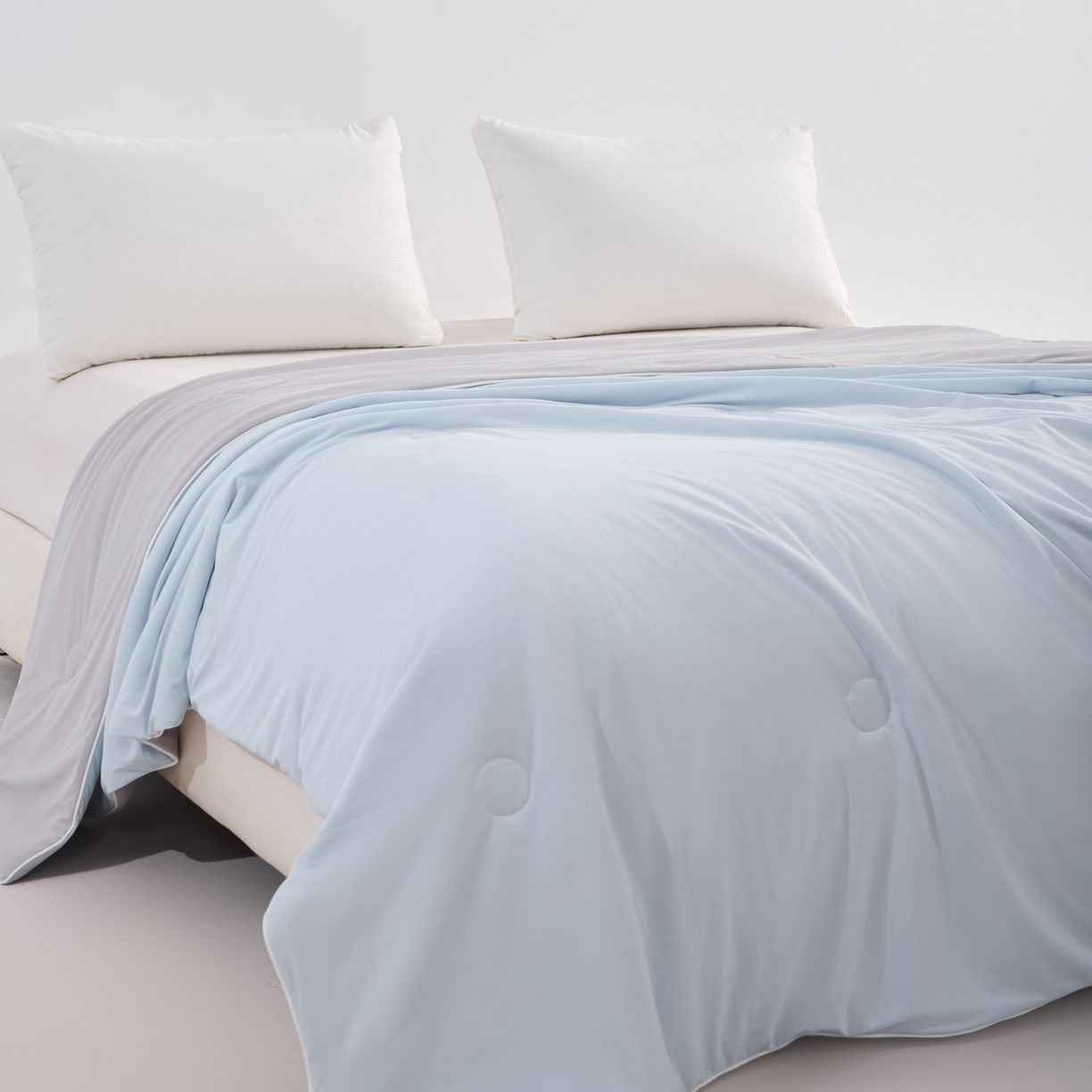 91家纺网 家纺一手货源 找家纺 （总）漫仙阁家纺 2026年新款纯色凉感丝夏被空调被学生宿舍夏被夏凉被