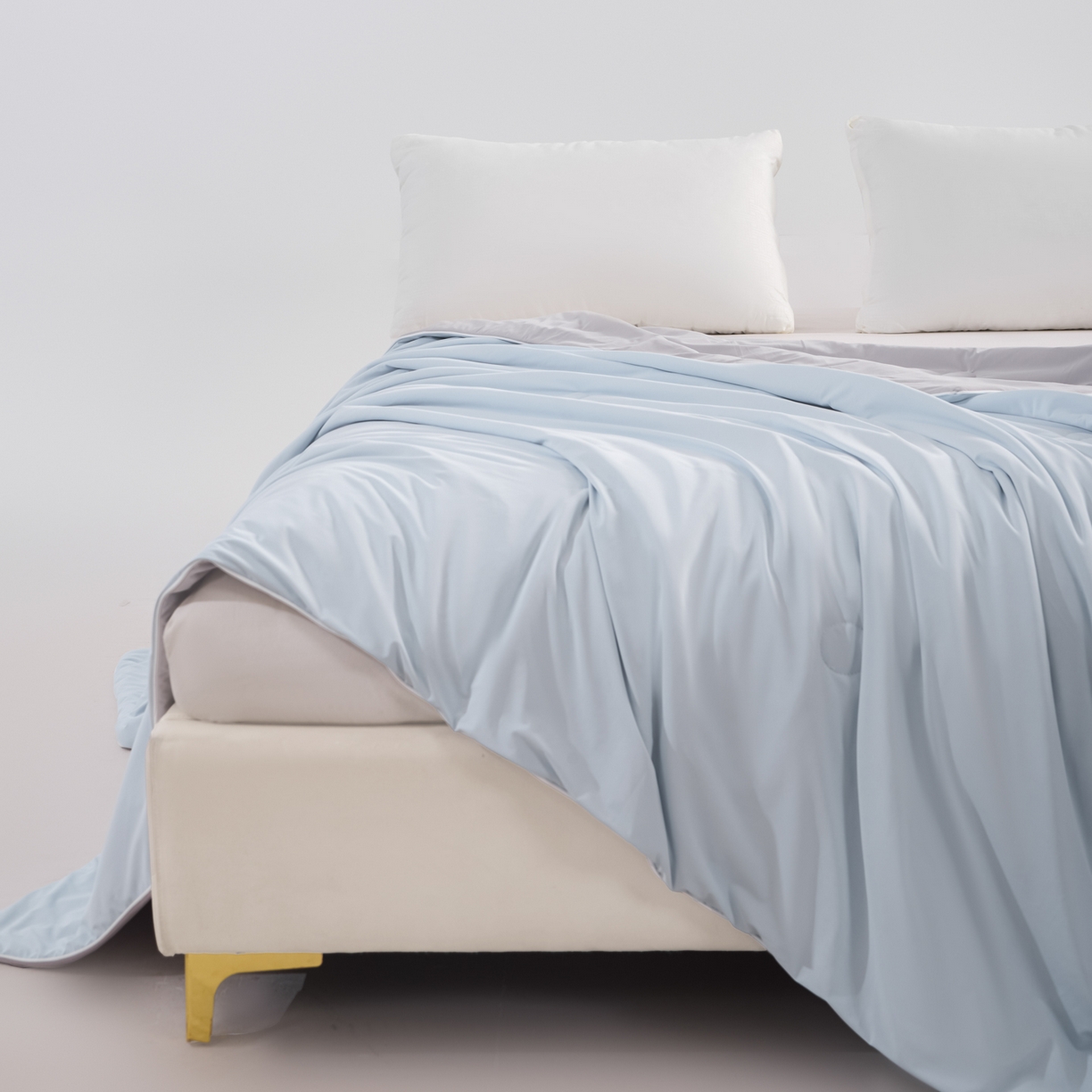 91家纺网 家纺一手货源 找家纺 （总）漫仙阁家纺 2026年新款纯色凉感丝夏被空调被学生宿舍夏被夏凉被