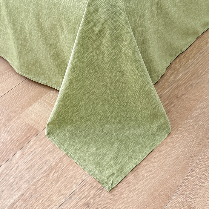 91家纺网 家纺一手货源 找家纺 宇彬家纺 2026直播新款13372A类全棉纯棉印花床单床笠款四件套和单被套喷气清新简约 朵霏