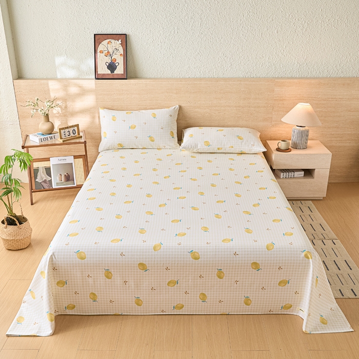 91家纺网 家纺一手货源 找家纺 （总）大元 2026新款全棉纯棉老粗布凉席席子单床单 床单单件