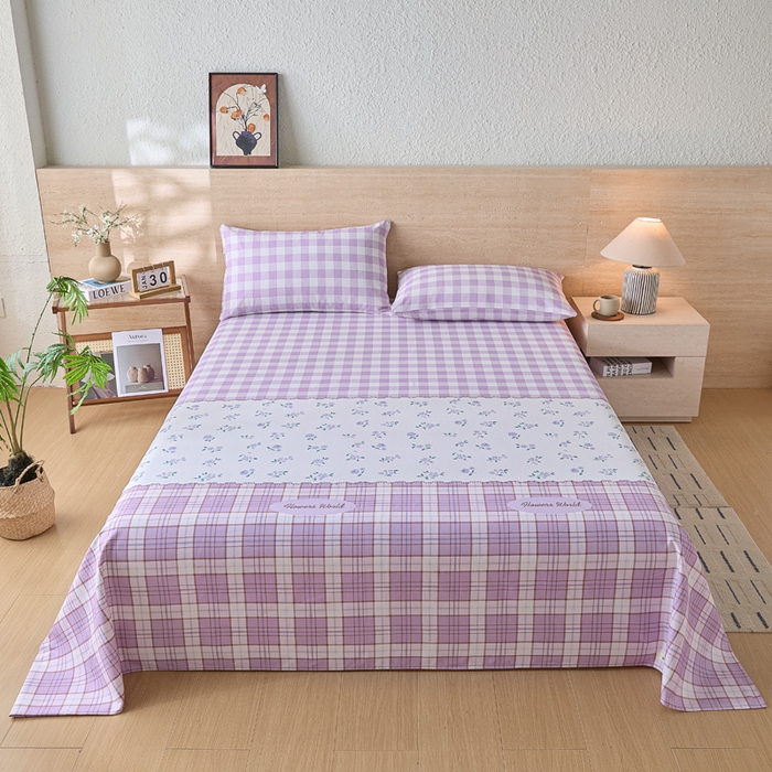 91家纺网 家纺一手货源 找家纺 （总）大元 2026新款全棉纯棉老粗布凉席席子单床单 床单单件