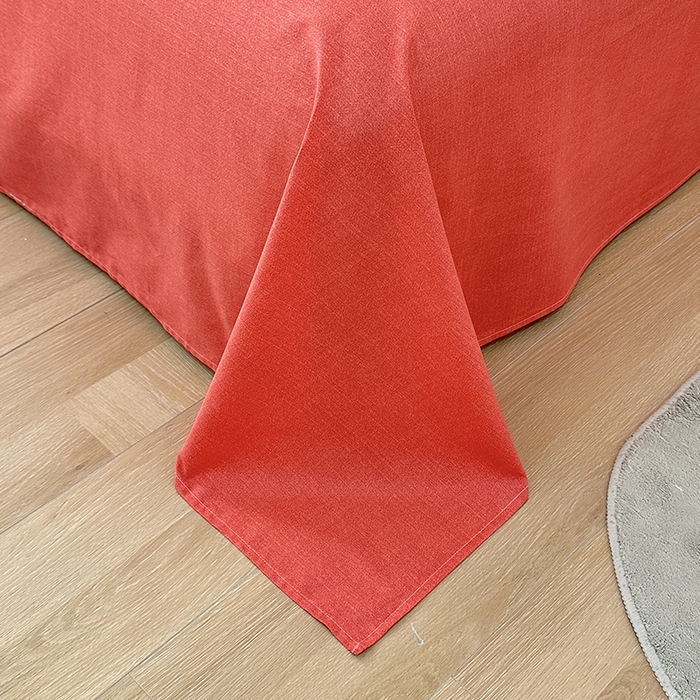 91家纺网 家纺一手货源 找家纺 宇彬家纺 2026直播新款13372A类全棉纯棉印花床单床笠款四件套和单被套喷气清新简约 龙瑞-黄