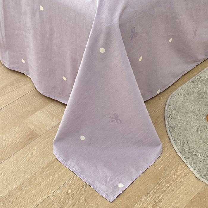 91家纺网 家纺一手货源 找家纺 宇彬家纺 2026直播新款13372A类全棉纯棉印花床单床笠款四件套和单被套喷气清新简约 小家碧玉