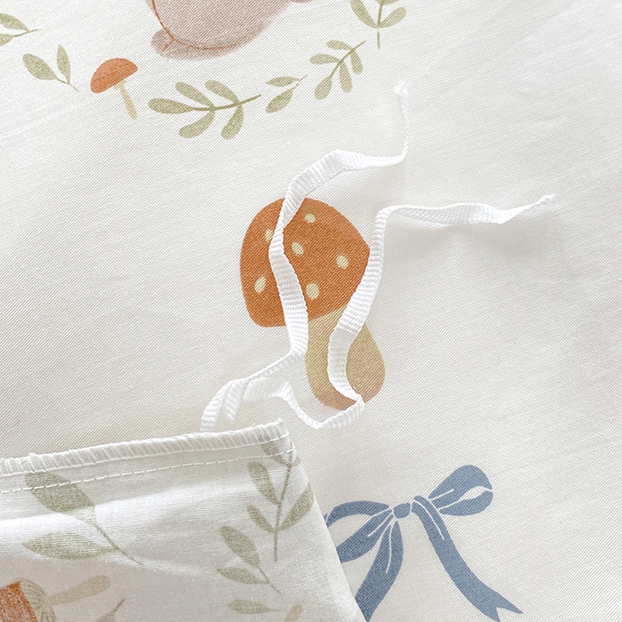 91家纺网 家纺一手货源 找家纺 宇彬家纺 2026直播新款13372A类全棉纯棉印花床单床笠款四件套和单被套喷气清新简约 比菲兔