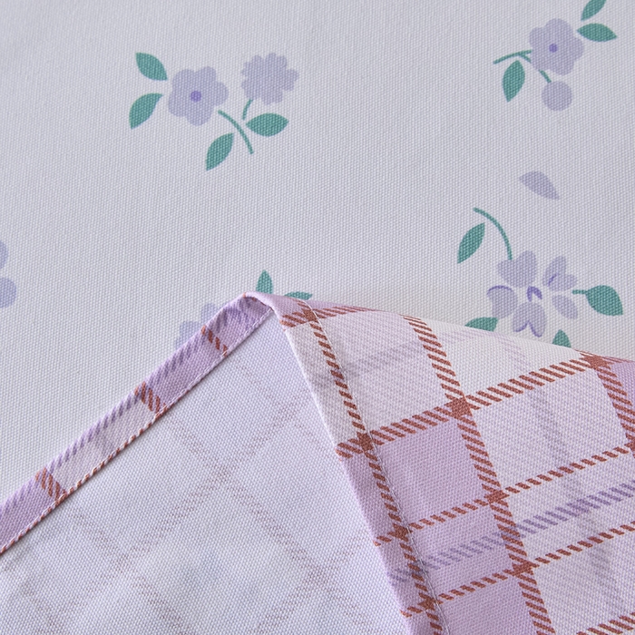 91家纺网 家纺一手货源 找家纺 大元 2026新款全棉纯棉老粗布凉席席子单床单 床单单件 紫格薰衣草