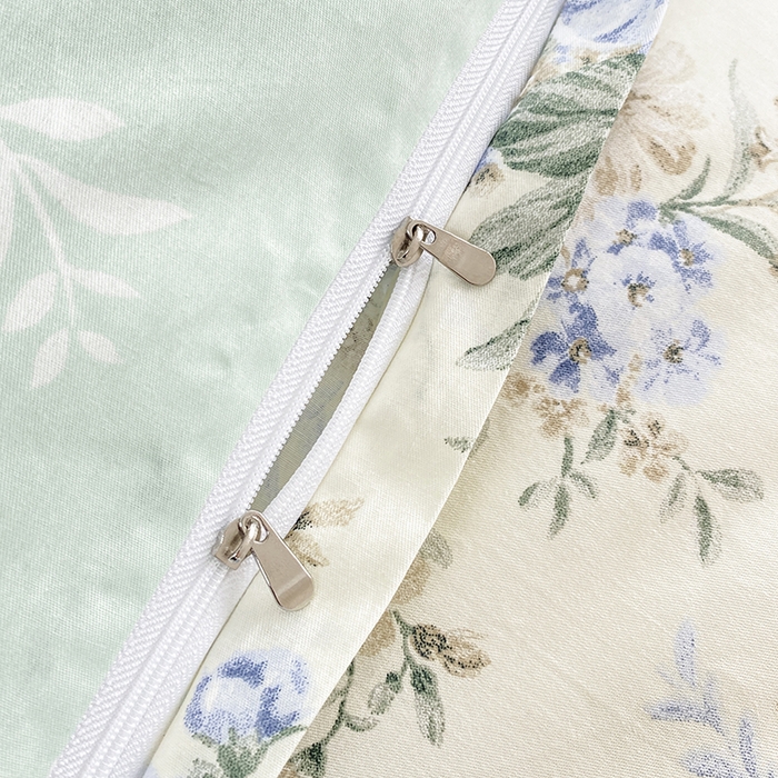 91家纺网 家纺一手货源 找家纺 宇彬家纺 2026直播新款13372A类全棉纯棉印花床单床笠款四件套和单被套喷气清新简约 朵朵飘香