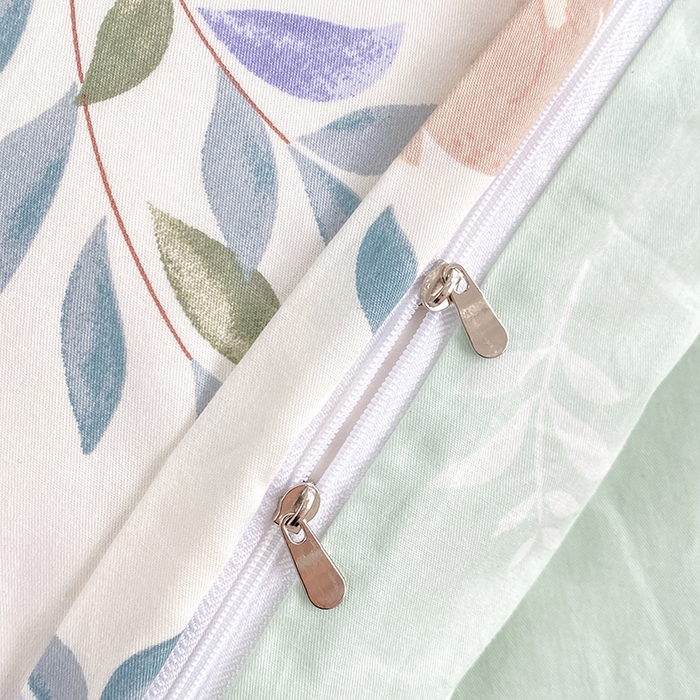 91家纺网 家纺一手货源 找家纺 宇彬家纺 2026直播新款13372A类全棉纯棉印花床单床笠款四件套和单被套喷气清新简约 轻纱漫舞