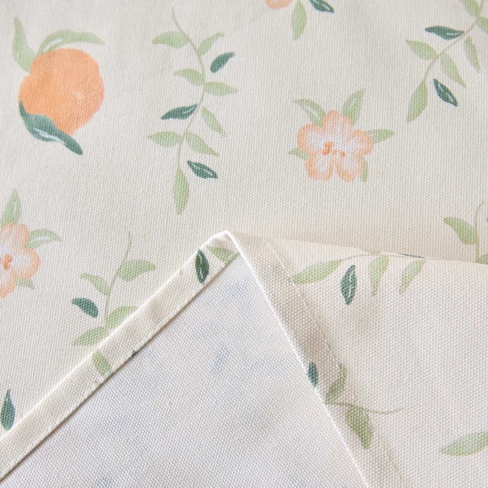 91家纺网 家纺一手货源 找家纺 大元 2026新款全棉纯棉老粗布凉席席子单床单 床单单件 橘花浅夏