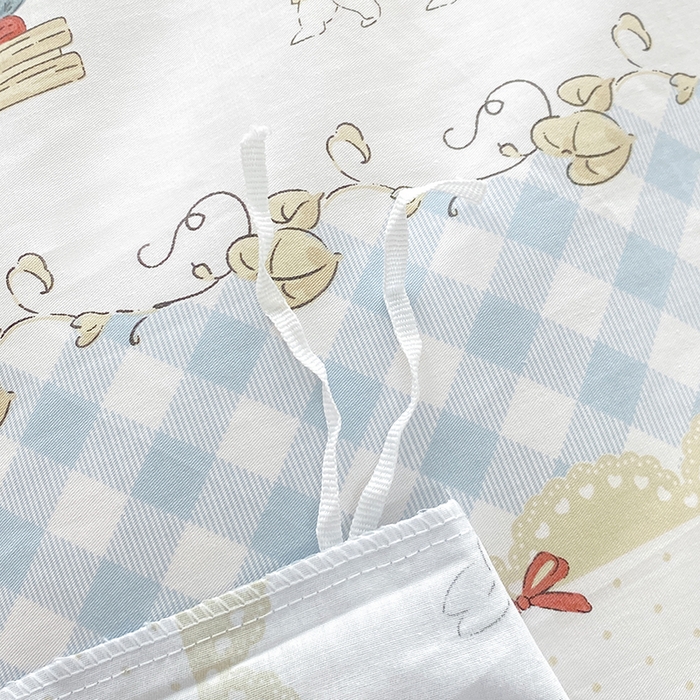 91家纺网 家纺一手货源 找家纺 宇彬家纺 2026直播新款13372A类全棉纯棉印花床单床笠款四件套和单被套喷气清新简约 维西兔