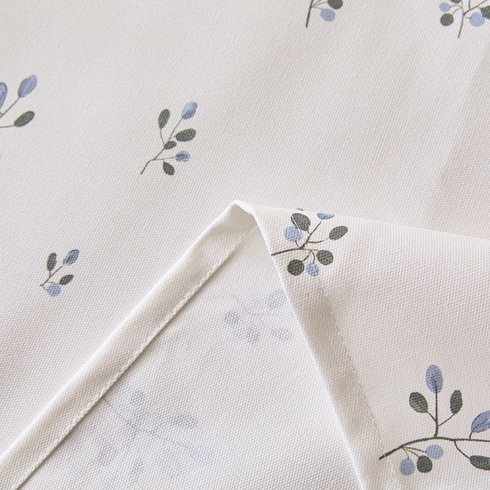 91家纺网 家纺一手货源 找家纺 大元 2026新款全棉纯棉老粗布凉席席子单床单 床单单件 蓝枝萌兔