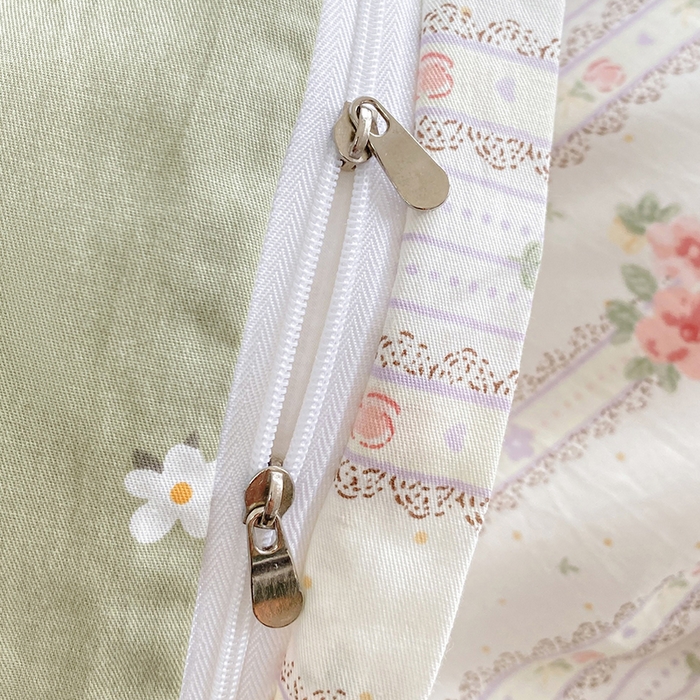 91家纺网 家纺一手货源 找家纺 宇彬家纺 2026直播新款13372A类全棉纯棉印花床单床笠款四件套和单被套喷气清新简约 彩娜日记