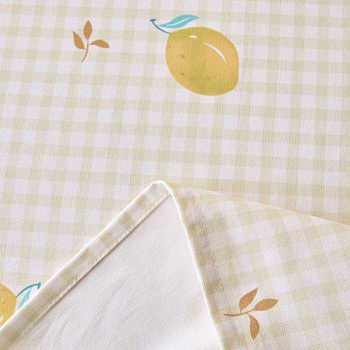 91家纺网 家纺一手货源 找家纺 大元 2026新款全棉纯棉老粗布凉席席子单床单 床单单件 夏日柠檬