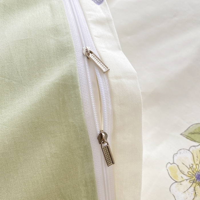 91家纺网 家纺一手货源 找家纺 宇彬家纺 2026直播新款13372A类全棉纯棉印花床单床笠款四件套和单被套喷气清新简约 翰墨飘香