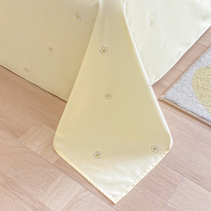 91家纺网 家纺一手货源 找家纺 宇彬家纺 2026直播新款13372A类全棉纯棉印花床单床笠款四件套和单被套喷气清新简约 清香四溢