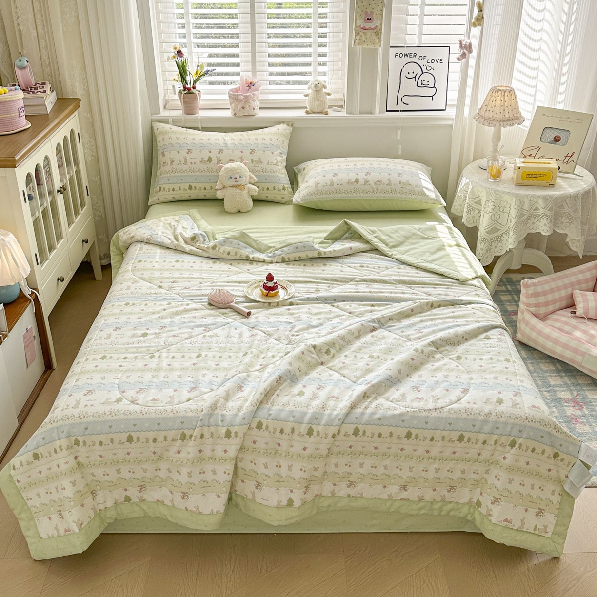 91家纺网 家纺一手货源 找家纺 （总）棉森家纺 2026春夏新款全棉纯棉棉花夏被夏凉被空调被-风格三