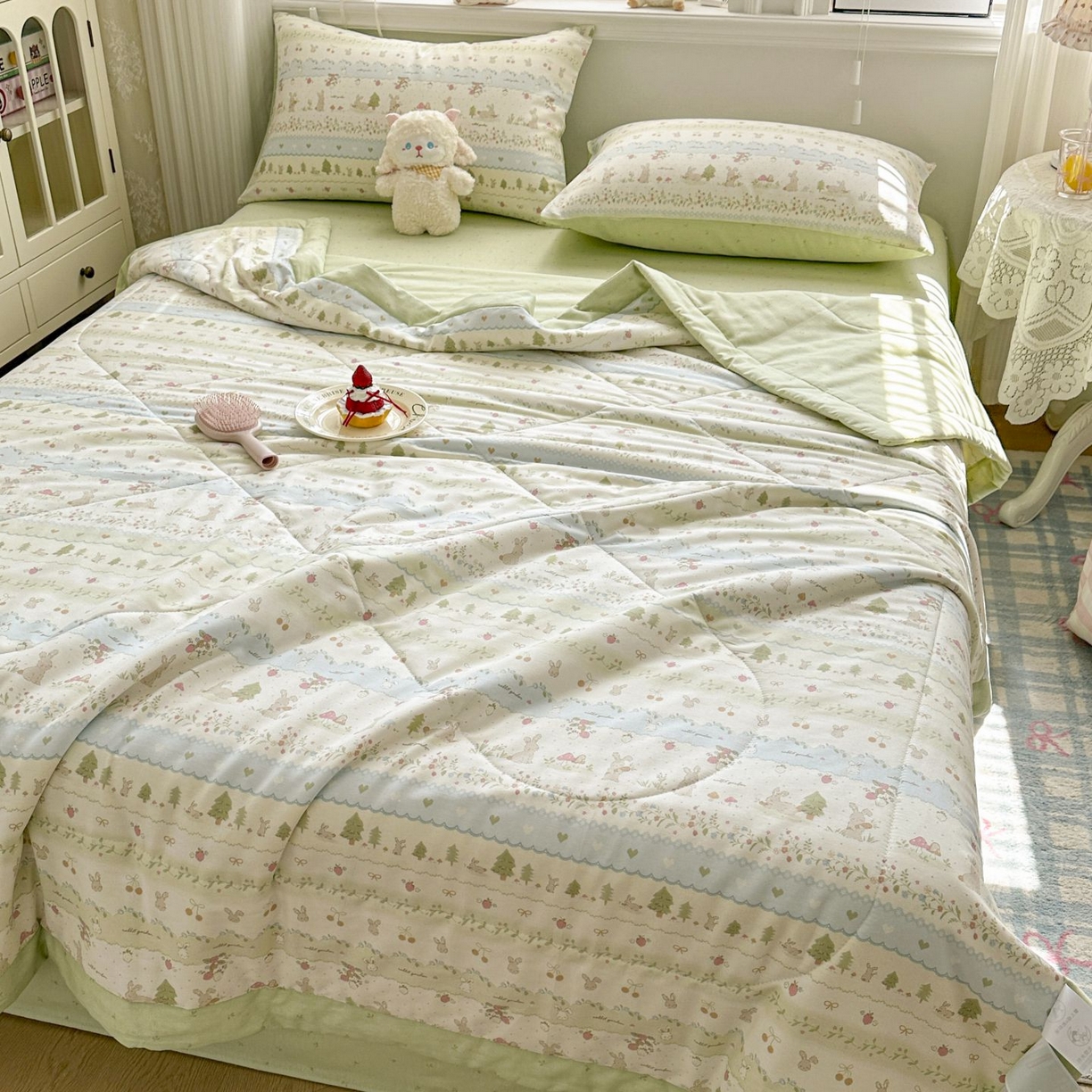 91家纺网 家纺一手货源 找家纺 （总）棉森家纺 2026春夏新款全棉纯棉棉花夏被夏凉被空调被-风格三