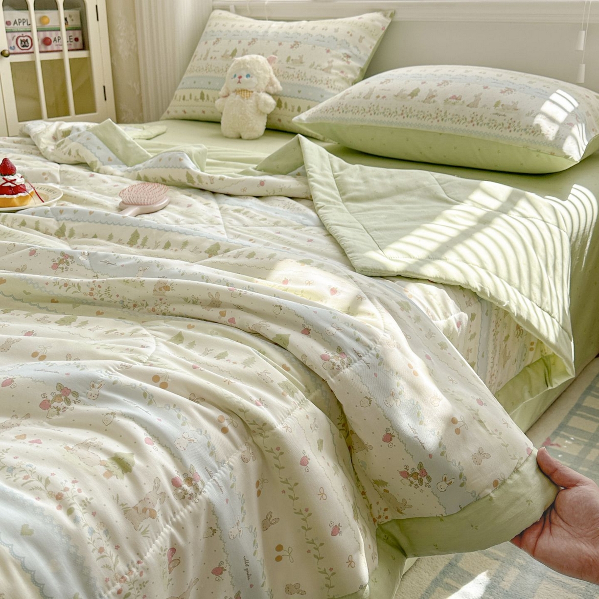 91家纺网 家纺一手货源 找家纺 （总）棉森家纺 2026春夏新款全棉纯棉棉花夏被夏凉被空调被-风格三