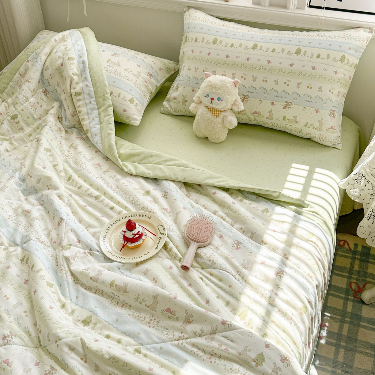 91家纺网 家纺一手货源 找家纺 （总）棉森家纺 2026春夏新款全棉纯棉棉花夏被夏凉被空调被-风格三