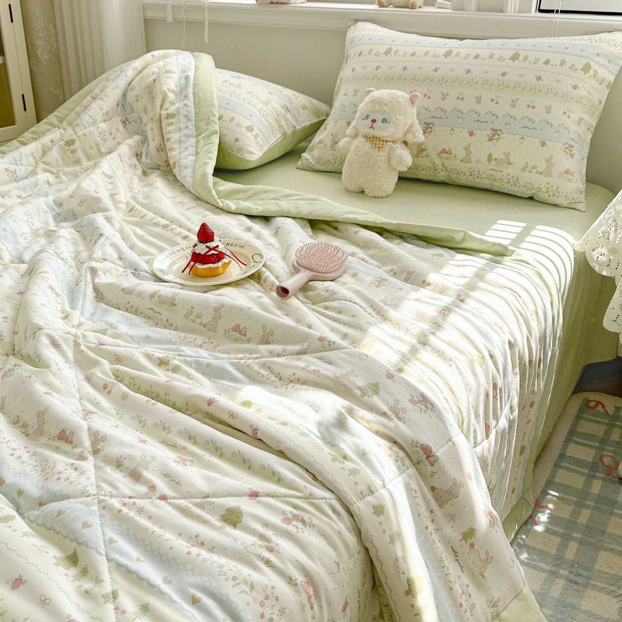 91家纺网 家纺一手货源 找家纺 （总）棉森家纺 2026春夏新款全棉纯棉棉花夏被夏凉被空调被-风格三