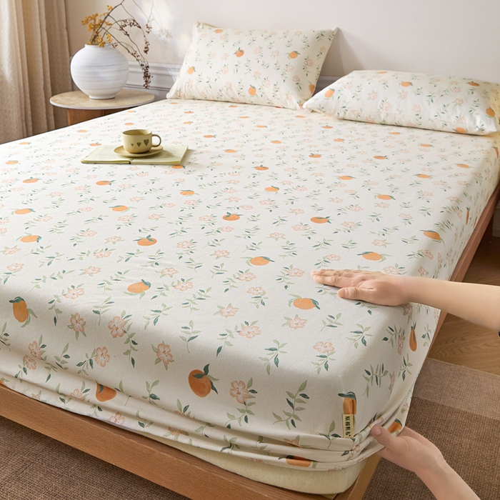 91家纺网 家纺一手货源 找家纺 （总）大元 2026新款舒适透气全棉老粗布单床笠