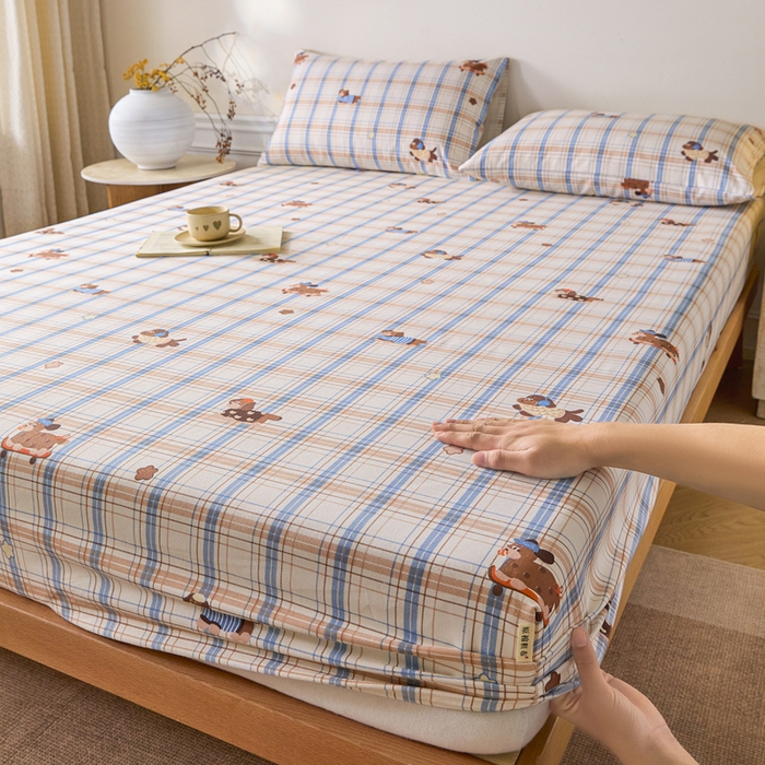 91家纺网 家纺一手货源 找家纺 （总）大元 2026新款舒适透气全棉老粗布单床笠