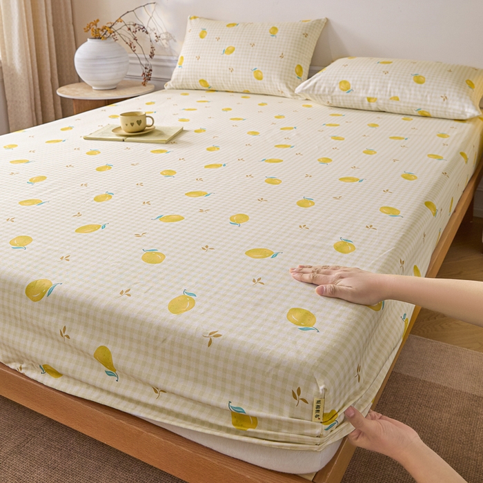 91家纺网 家纺一手货源 找家纺 （总）大元 2026新款舒适透气全棉老粗布单床笠