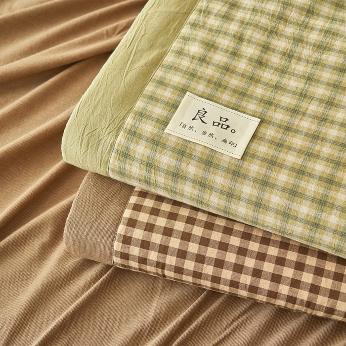 91家纺网 家纺一手货源 找家纺 （总）简如 2026新款全棉纯棉色织水洗棉棉花空调被夏凉被