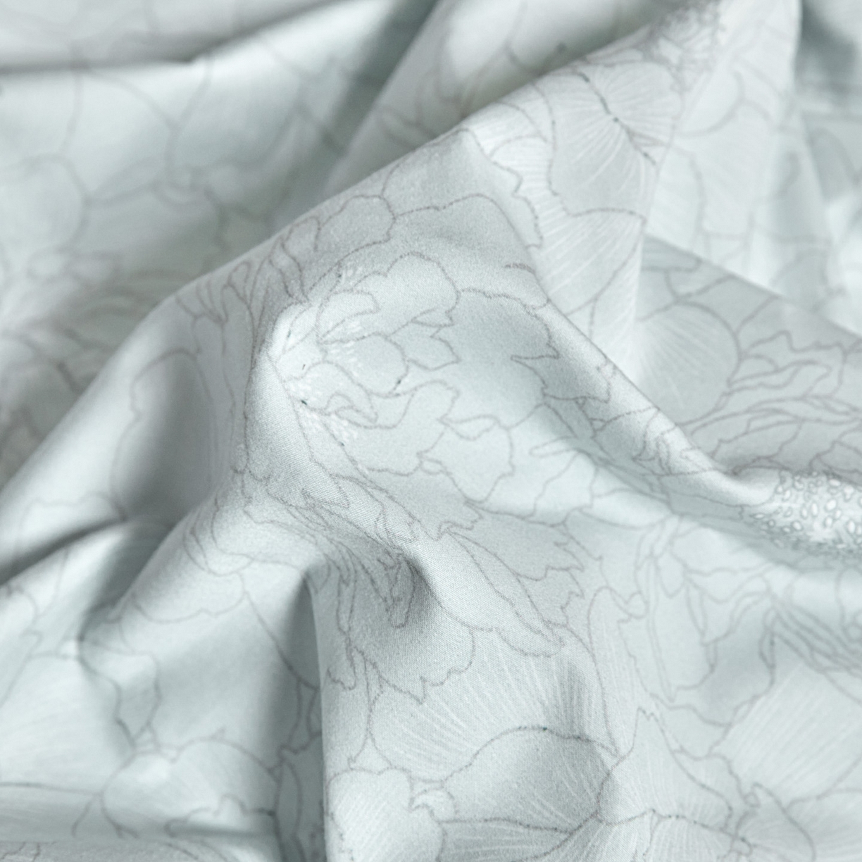 91家纺网 家纺一手货源 找家纺 新方向 【控价 提供买家秀】2026新款数码印花50s双股全棉贡缎长绒棉四件套-约定 约定-星月蓝