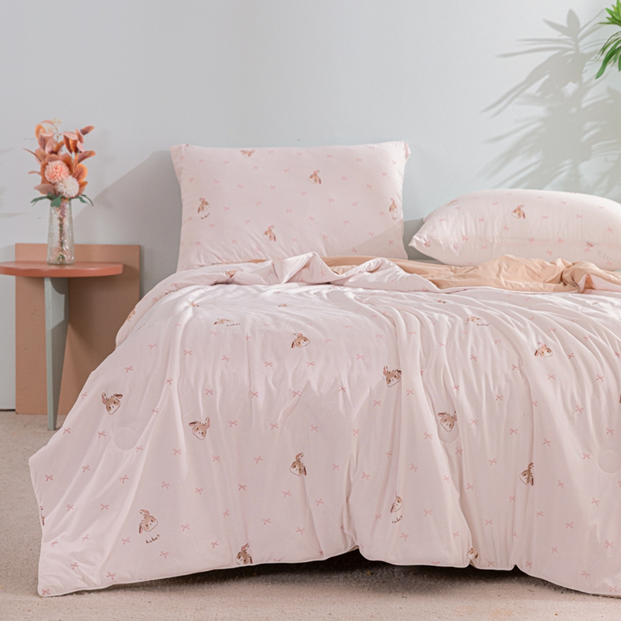 91家纺网 家纺一手货源 找家纺 （总）漫仙阁家纺 2026年新款印花凉感丝夏被空调被学生夏凉被