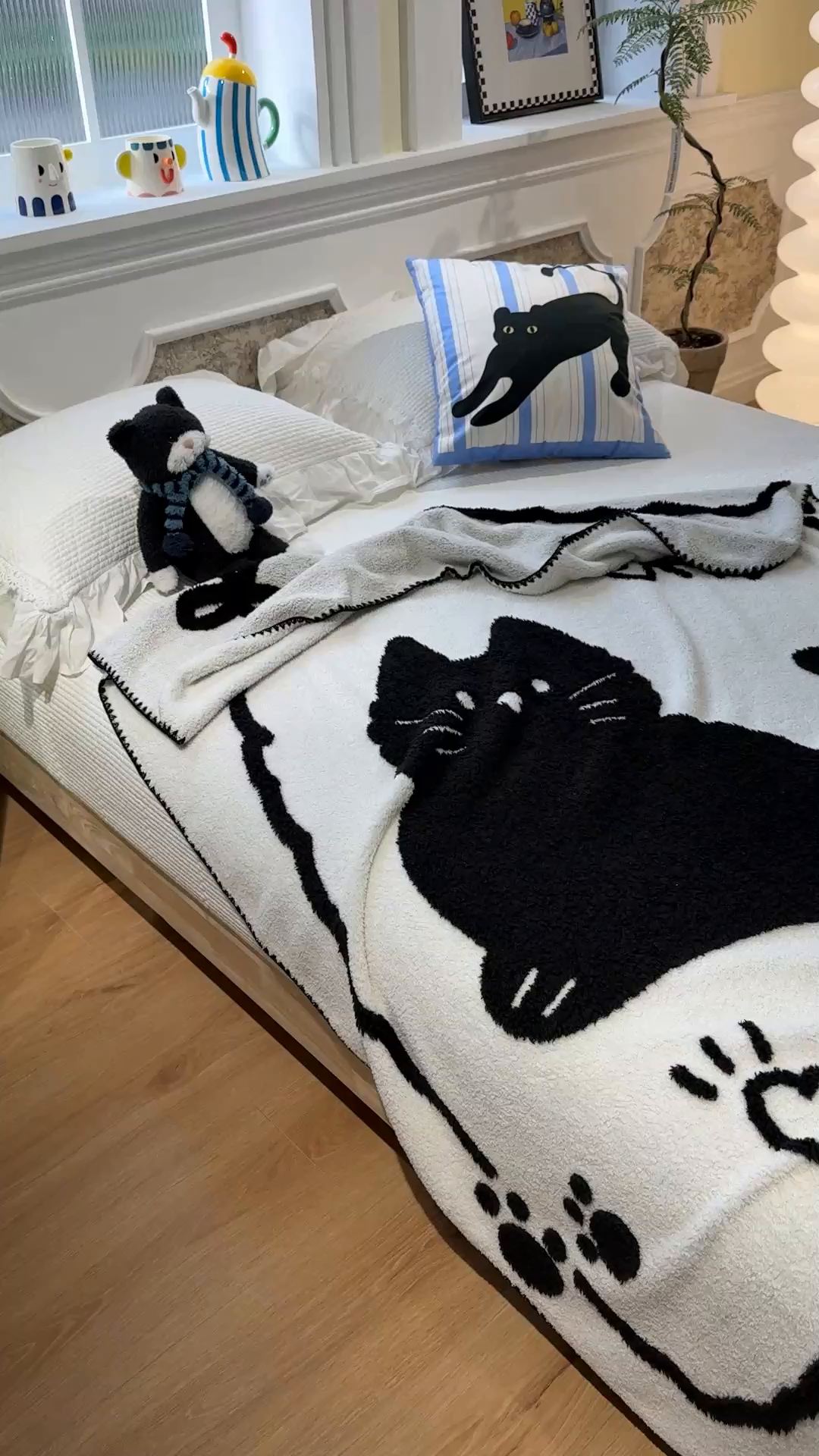 91家纺网 家纺一手货源 找家纺 （总）曼町家居 2026新款针织半边绒贝壳边盖毯毯子