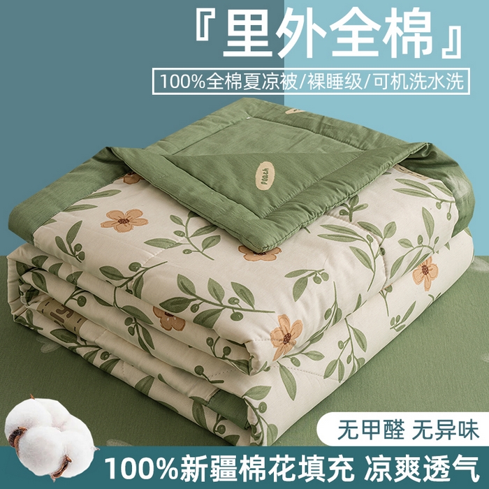 91家纺网 家纺一手货源 找家纺 （总）棉森家纺 2026春夏新款全棉纯棉棉花夏被夏凉被空调被-风格三