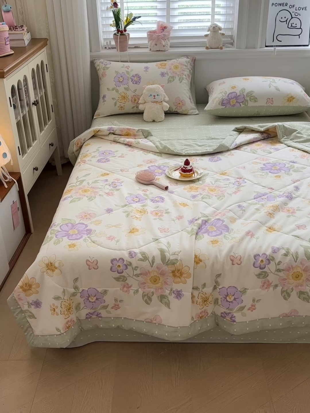 91家纺网 家纺一手货源 找家纺 棉森家纺 2026春夏新款全棉纯棉棉花夏被夏凉被空调被-风格三 花的海洋