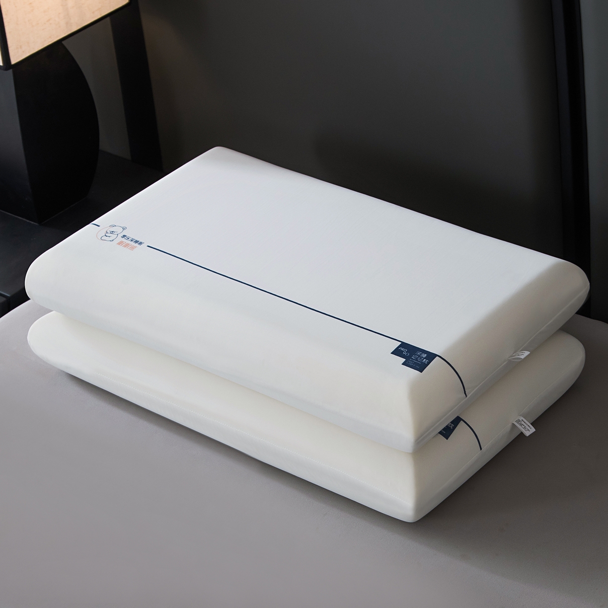 （总）微枕芯 2026新款眠眠熊慢回弹深睡慢回弹记忆棉枕