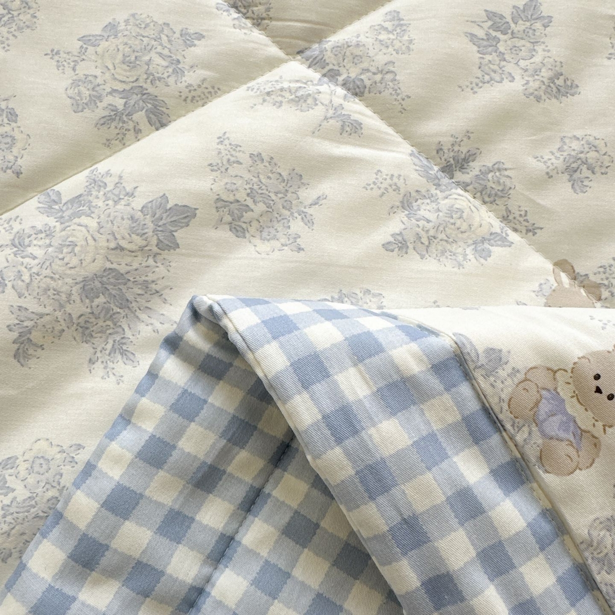 91家纺网 家纺一手货源 找家纺 棉森家纺 2026春夏新款全棉纯棉棉花夏被夏凉被空调被-风格三 花海秘境