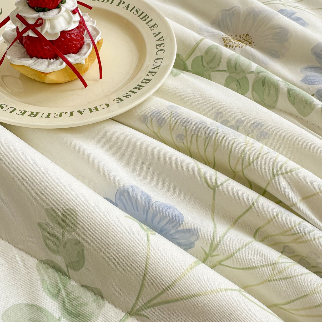 91家纺网 家纺一手货源 找家纺 棉森家纺 2026春夏新款全棉纯棉棉花夏被夏凉被空调被-风格三 生机盎然