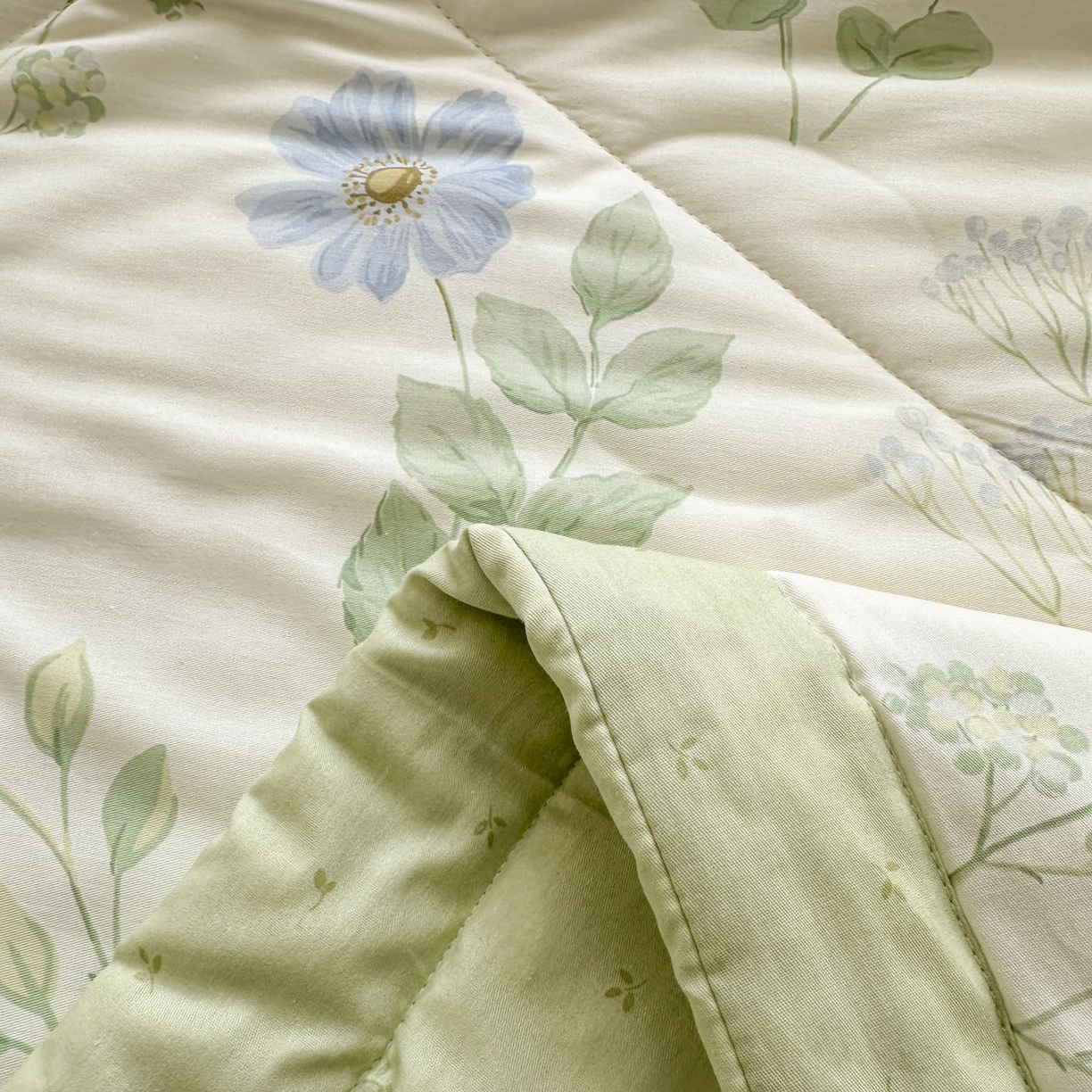 91家纺网 家纺一手货源 找家纺 棉森家纺 2026春夏新款全棉纯棉棉花夏被夏凉被空调被-风格三 生机盎然