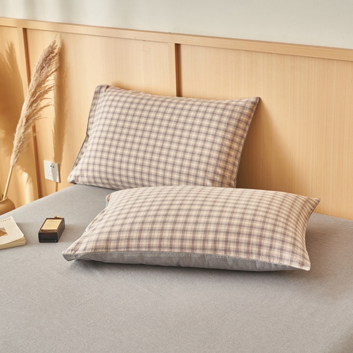 91家纺网 家纺一手货源 找家纺 简如 2026新款全棉纯棉色织水洗棉棉花空调被夏凉被 浣花-灰