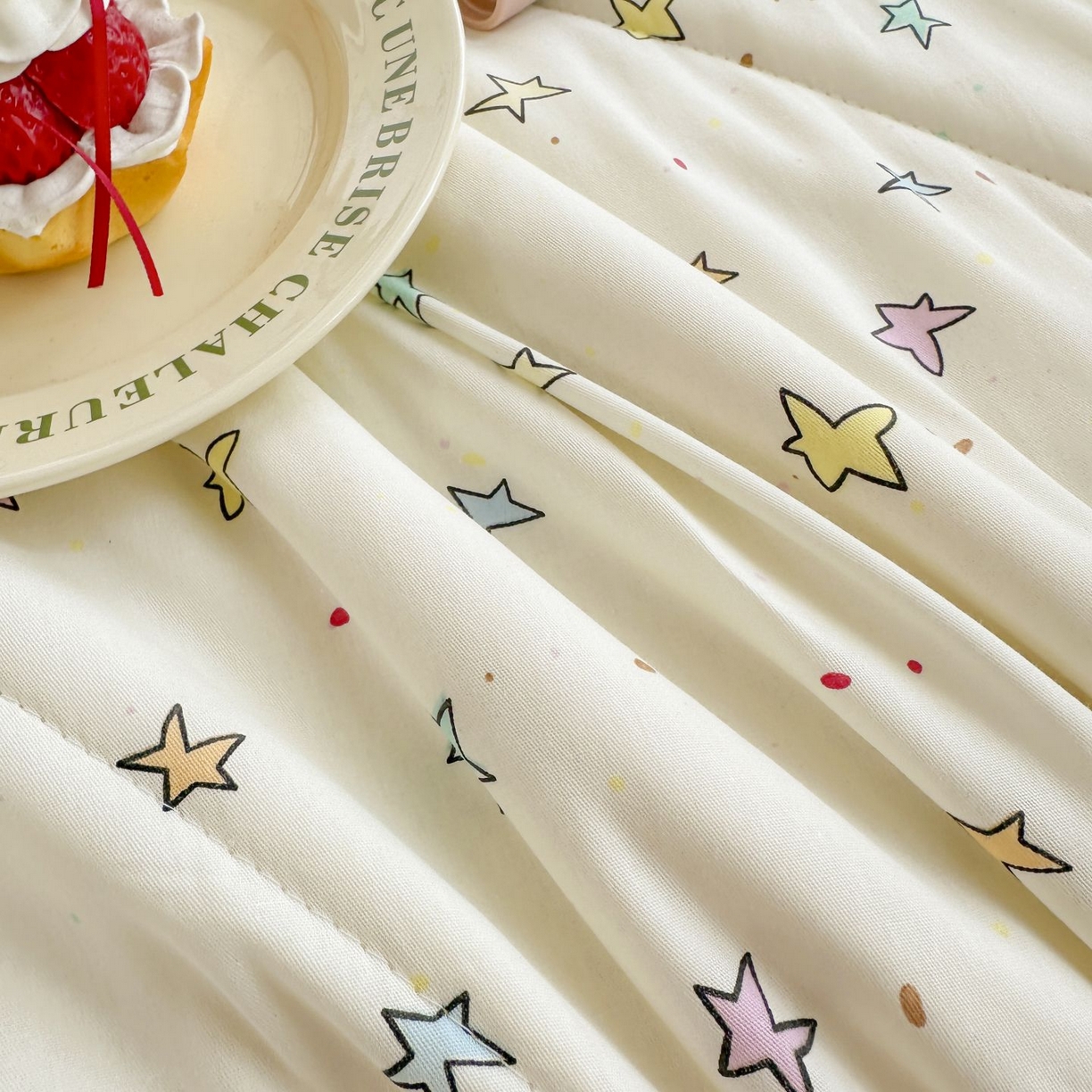 91家纺网 家纺一手货源 找家纺 棉森家纺 2026春夏新款全棉纯棉棉花夏被夏凉被空调被-风格三 星星凯蒂猫