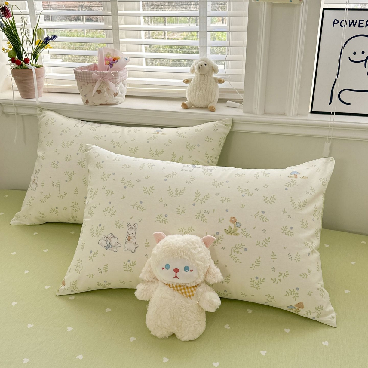 91家纺网 家纺一手货源 找家纺 棉森家纺 2026春夏新款全棉纯棉棉花夏被夏凉被空调被-风格三 寻觅时光-绿