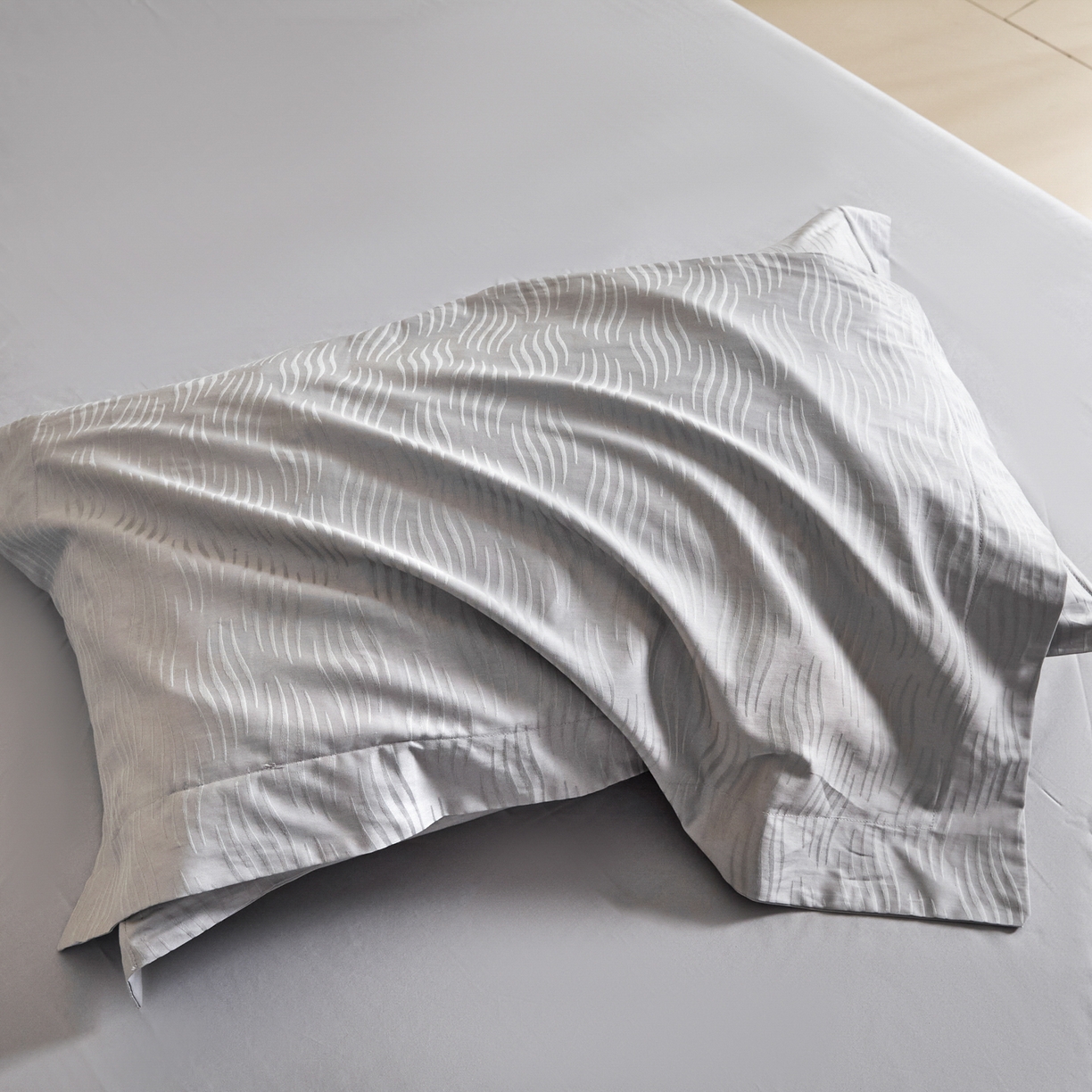 91家纺网 家纺一手货源 找家纺 （总）新方向 【控价 提供买家秀】2026新款 提花50s双股全棉贡缎长绒棉四件套-云纹（控价标准328元 加大348元）