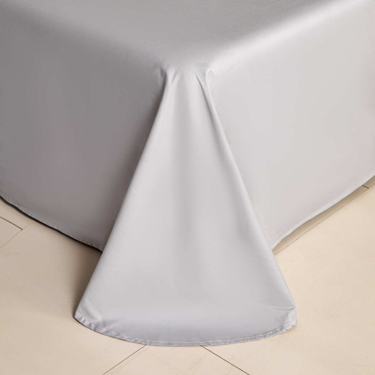 91家纺网 家纺一手货源 找家纺 新方向 【控价 提供买家秀】2026新款 提花50s双股全棉贡缎长绒棉四件套-云纹（控价标准328元 加大348元） 云纹-爵士灰