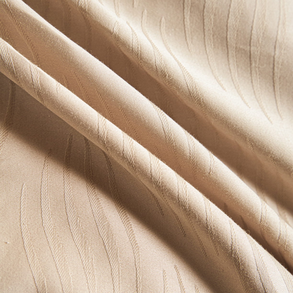 91家纺网 家纺一手货源 找家纺 新方向 【控价 提供买家秀】2026新款 提花50s双股全棉贡缎长绒棉四件套-云纹（控价标准328元 加大348元） 云纹-香槟