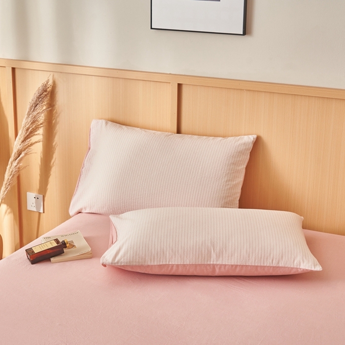 91家纺网 家纺一手货源 找家纺 简如 2026新款全棉纯棉色织水洗棉棉花空调被夏凉被 玛丽-粉