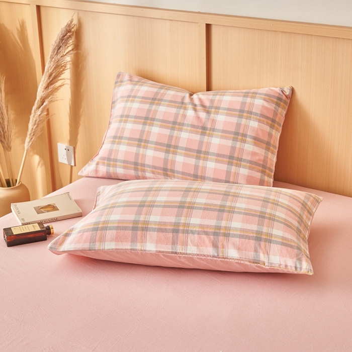 91家纺网 家纺一手货源 找家纺 简如 2026新款全棉纯棉色织水洗棉棉花空调被夏凉被 莫妮-粉